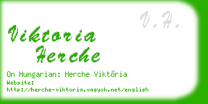 viktoria herche business card